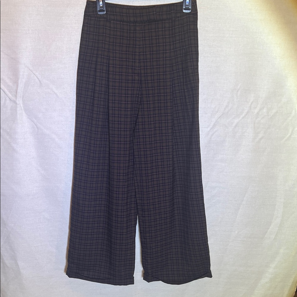Lucky Brand Men's Dark Plaid Pants